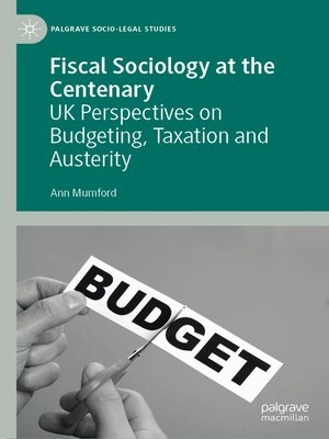 cover image of Fiscal Sociology at the Centenary